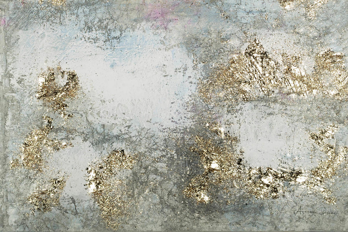 ACRYLBILD HANDGEMALT 80/120 cm - Grau, Holz/Textil (3.06/120cm) - KUNSTLOFT
