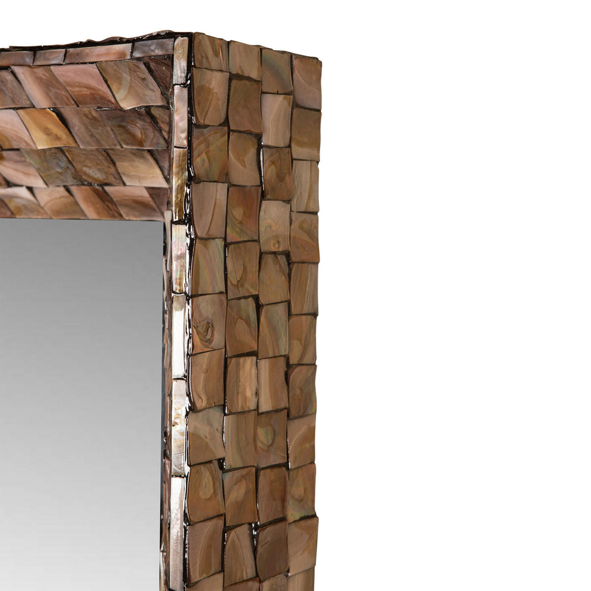 SPIEGEL Chelsae Braun 71/13/161cm - Braun, Holz (13/161/71cm) - PTMD Collection