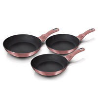 PFANNENSET Rosa 28/28/5 cm BH6170 - Pink, Metall - Berlinger Haus