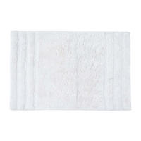 BADEMATTE Spa Supreme 50/80 cm, Baumwolle - Weiß, Textil (50/80cm) - Homescapes