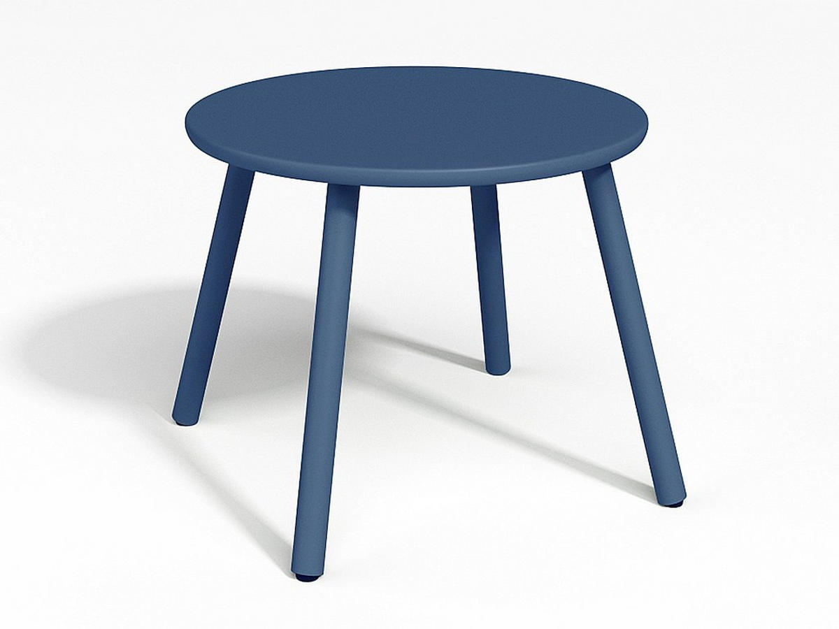 GARTENSITZGRUPPE im Set - 2 -Sitzer - Stahl - marineblau - MIRMANDE - Dunkelblau, Metall - Vente-Unique