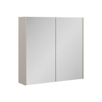 SPIEGELSCHRANK Ruford Cashmere 80 x 75.8 cm mit 2 Spiegeltüren - Kaschmir, Holzwerkstoff (80/75.8/18cm) - Vicco