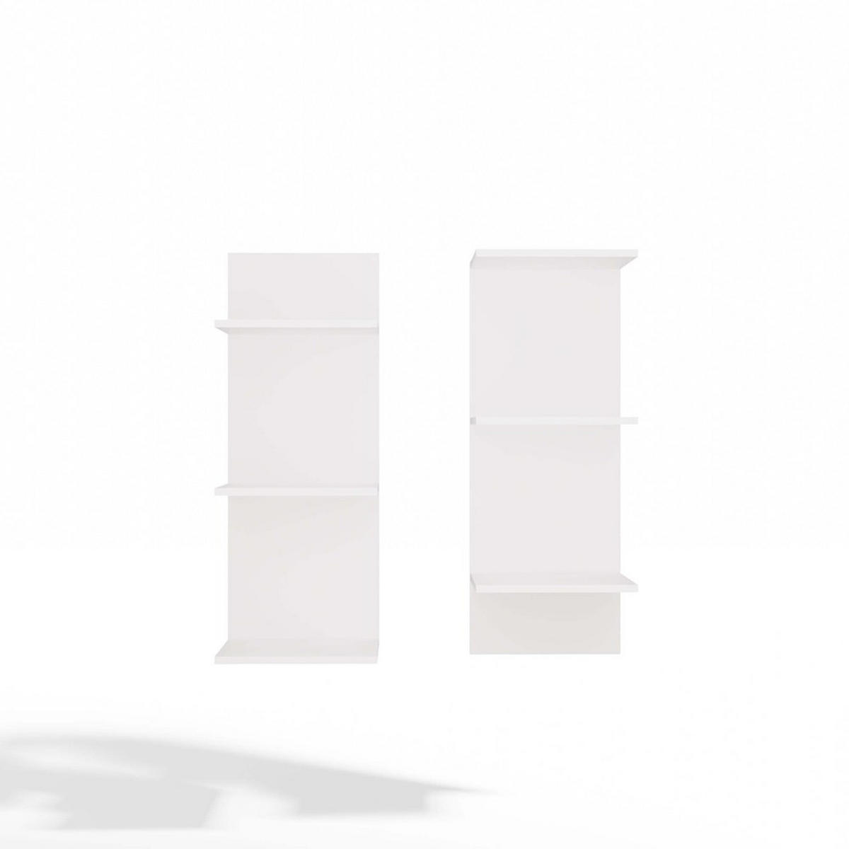 KNIŽNICA Biela 35/180/30 - biela, kompozitné drevo (35/180/30cm) - RAUMHIRSCH FURNITURE