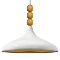 PENDELLEUCHTE Champion 35/30 - Goldfarben/Weiß, Metall (30/35/30cm)