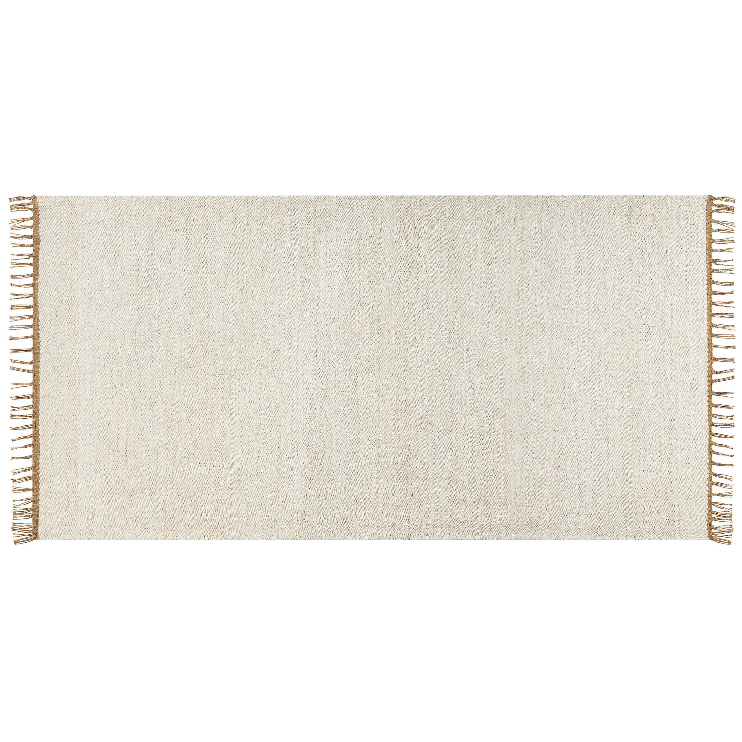KURZFLOR-TEPPICH Lunia 150/80 cm - Beige, Naturmaterialen (80/150cm) - Beliani