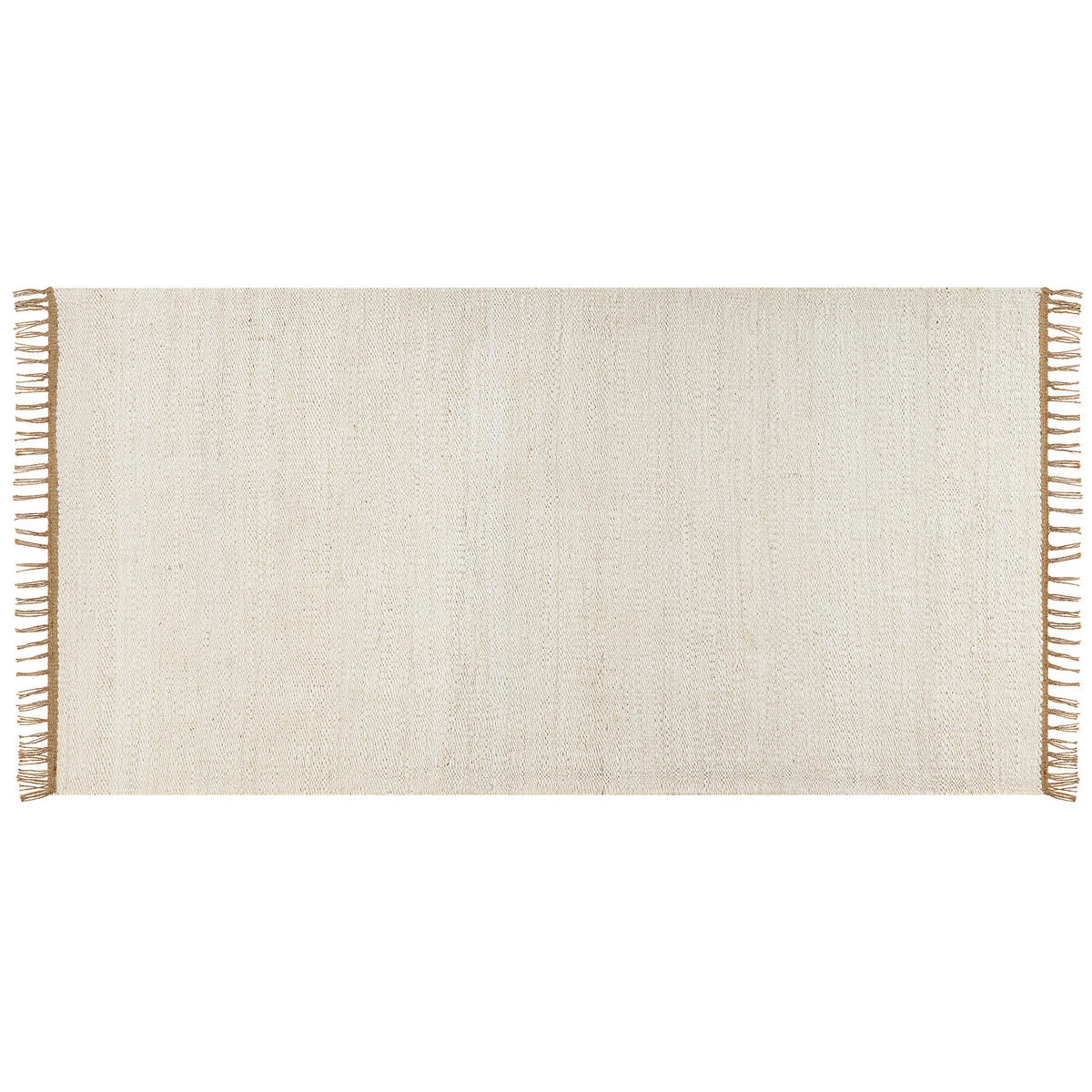 KURZFLOR-TEPPICH Lunia 150/80 cm - Beige, Naturmaterialen (80/150cm) - Beliani