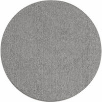 TEPPICH Flachgewebe LANGAU in Silber, meliert, Ø 200 cm - Silberfarben, Textil (200/200cm) - KADIMA DESIGN