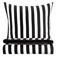 BETTWÄSCHE Rayas Mikrofaser 160/200 cm - Schwarz, Textil (160/200cm) - Homla