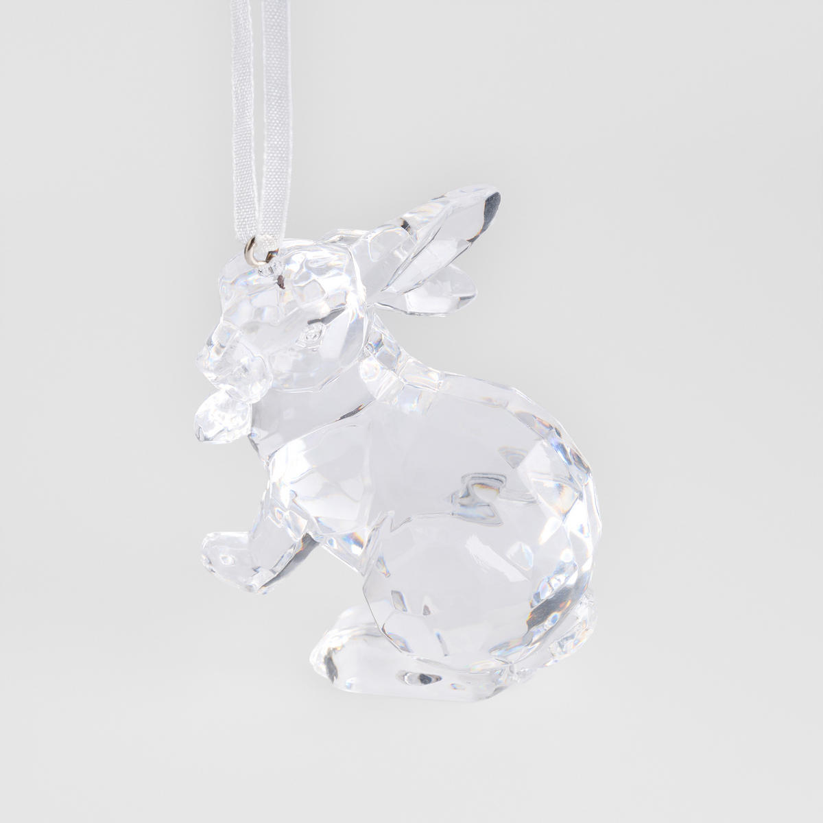 OSTERDEKO Glambunny - Transparent, Kunststoff (2.5/5.5/4cm) - home&you