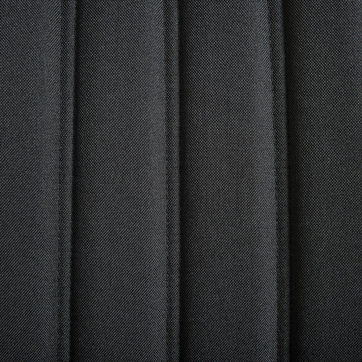 ESSZIMMERSTUHL 2er-Set Polsterbezug Schwarz Calgary - Schwarz, Holz/Textil (45/84/53cm) - Beliani