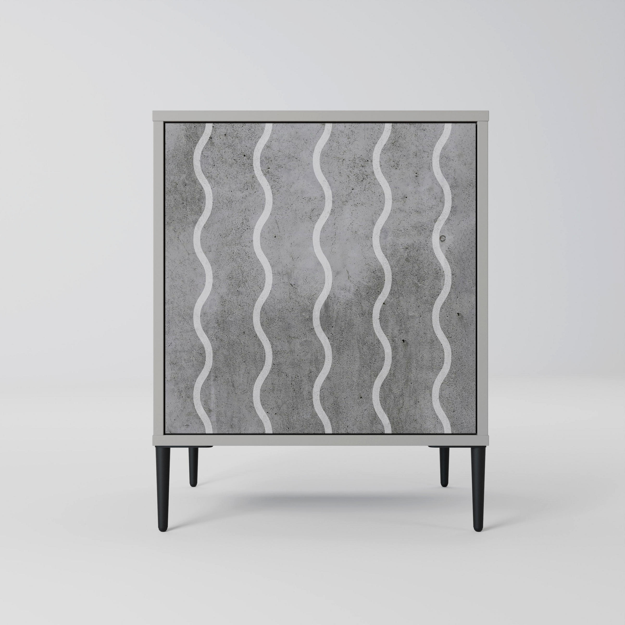 SpaceRebels Sideboard Grau 57.5x72.5x42 cm
