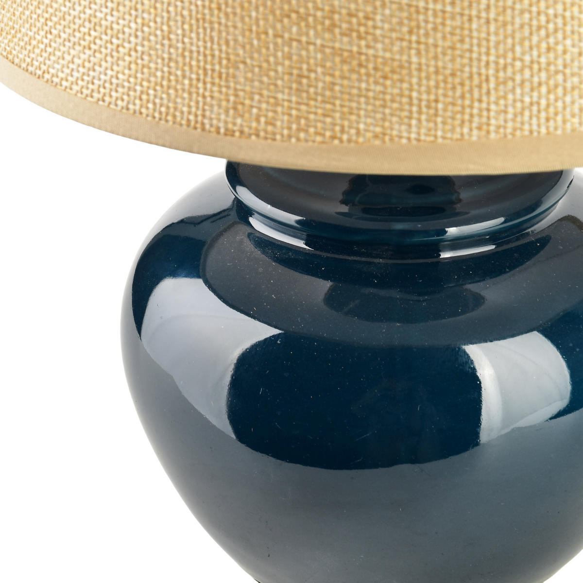 TISCHLAMPE Leti Dunkeblau 13/20/28.5 cm Keramik - Dunkelblau, Keramik (13/20/28.5cm) - Mondex