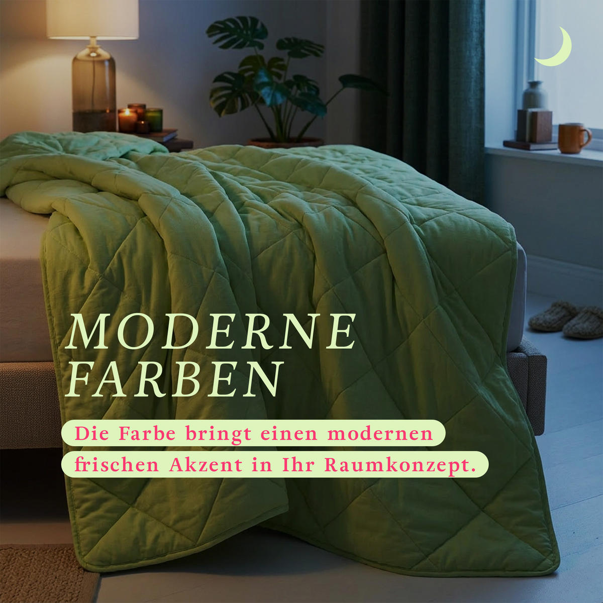 SOMMERBETT Steppbett leicht Apfelgrün 135x200 cm - Grün, Textil (135/200cm) - Bestlivings