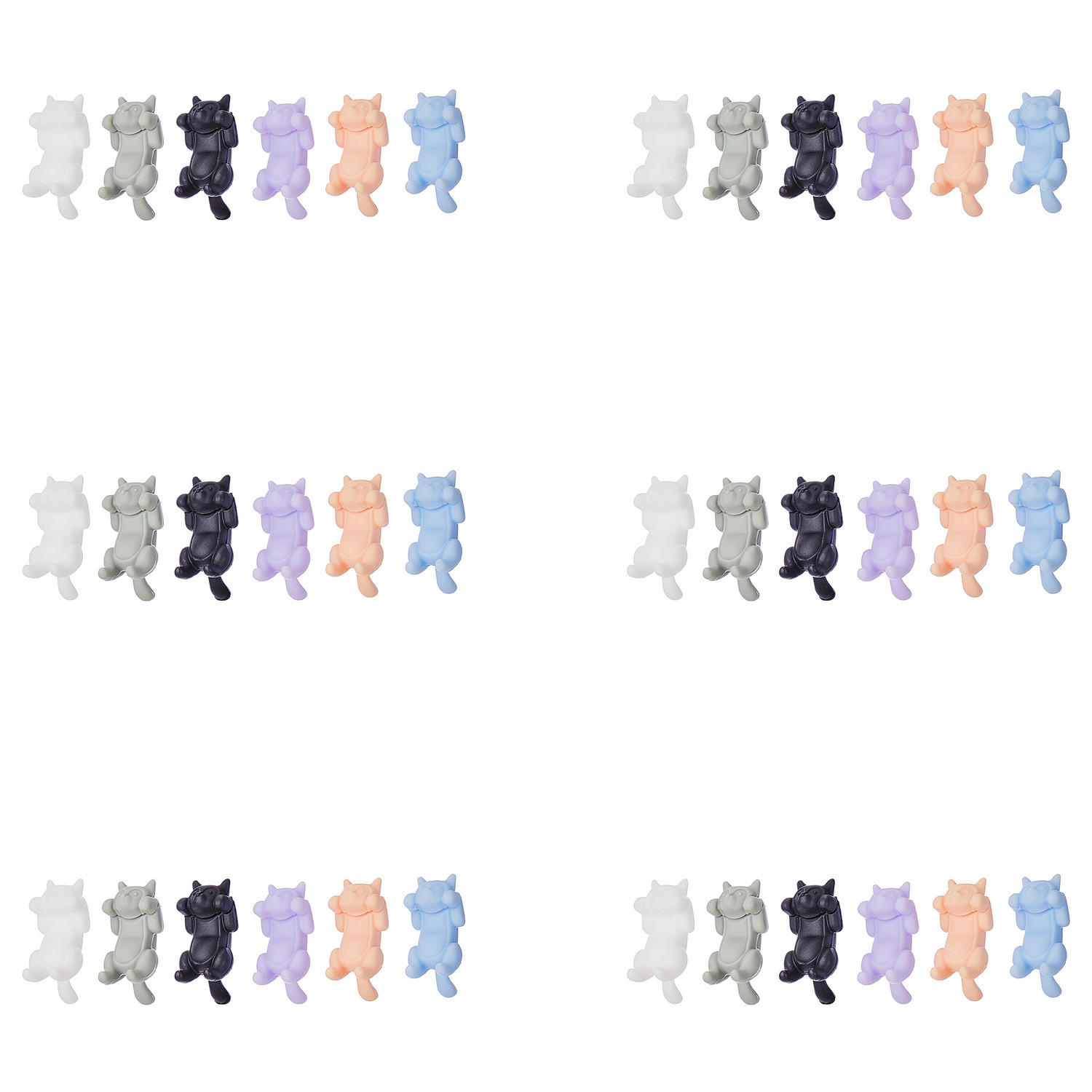 GLASMARKER (6er Set) My Drink - Multicolor, Kunststoff (1.5/1.2/5cm) - Butlers