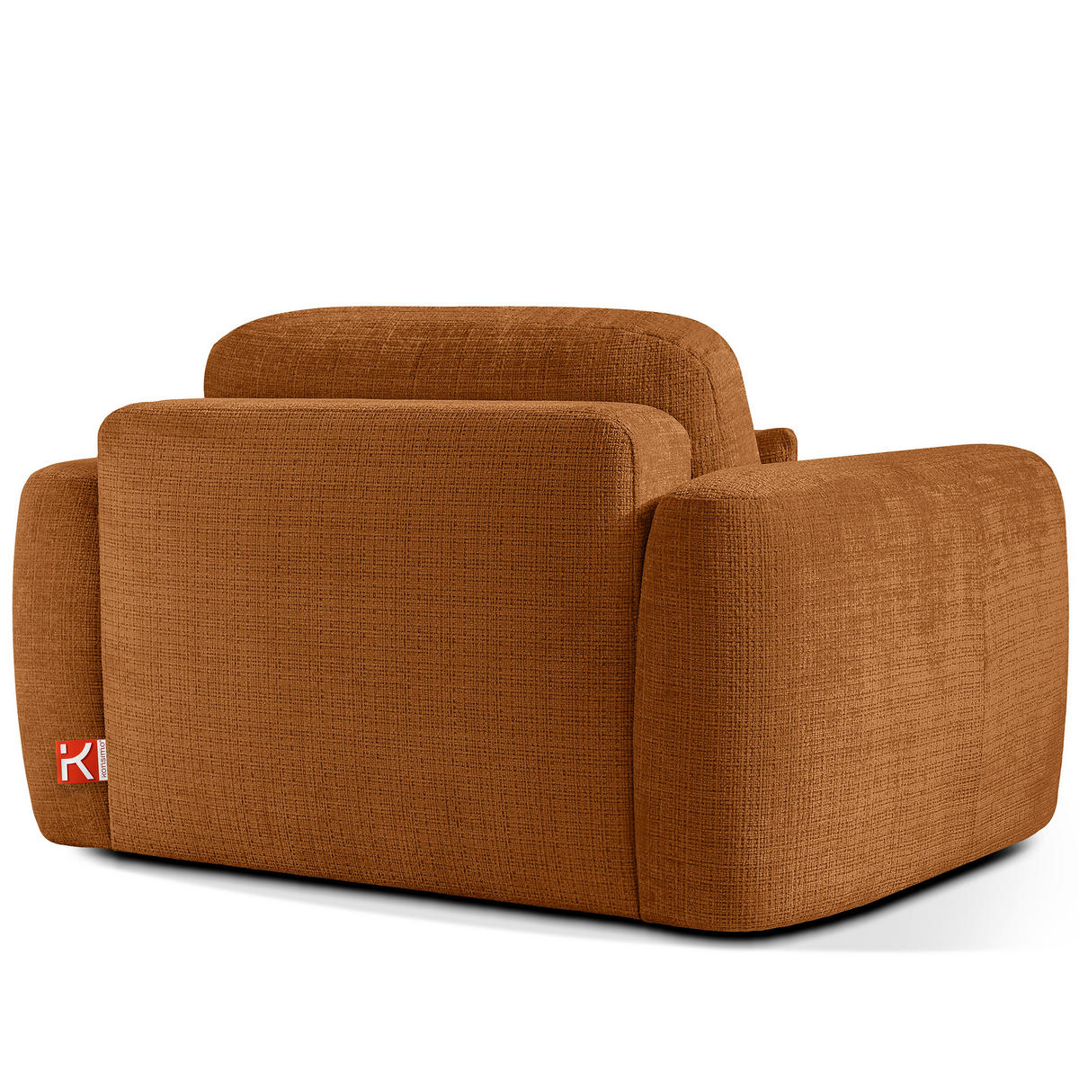 SESSEL ELOSA - Rot, Holz/Textil (145/85/115cm) - KONSIMO®