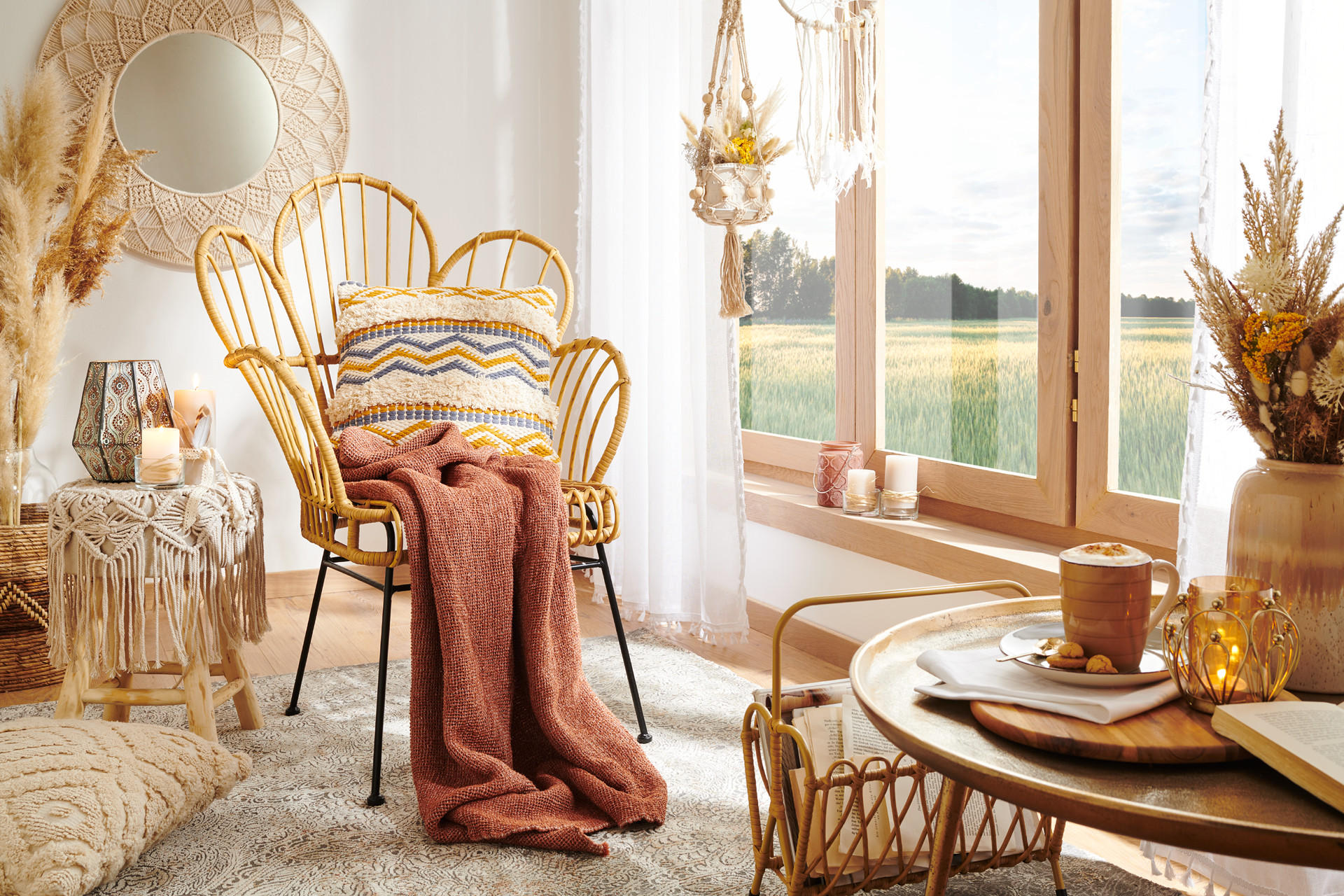 Ethno Lounge Rattansessel
