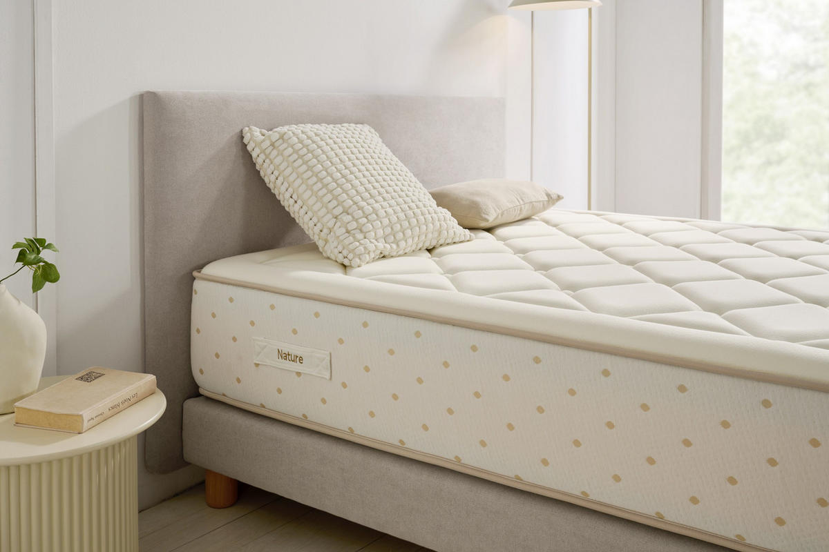 MATRATZE Eco Nature Spring - 135X200 cm - Beige, Textil (135/200cm) - Moonia