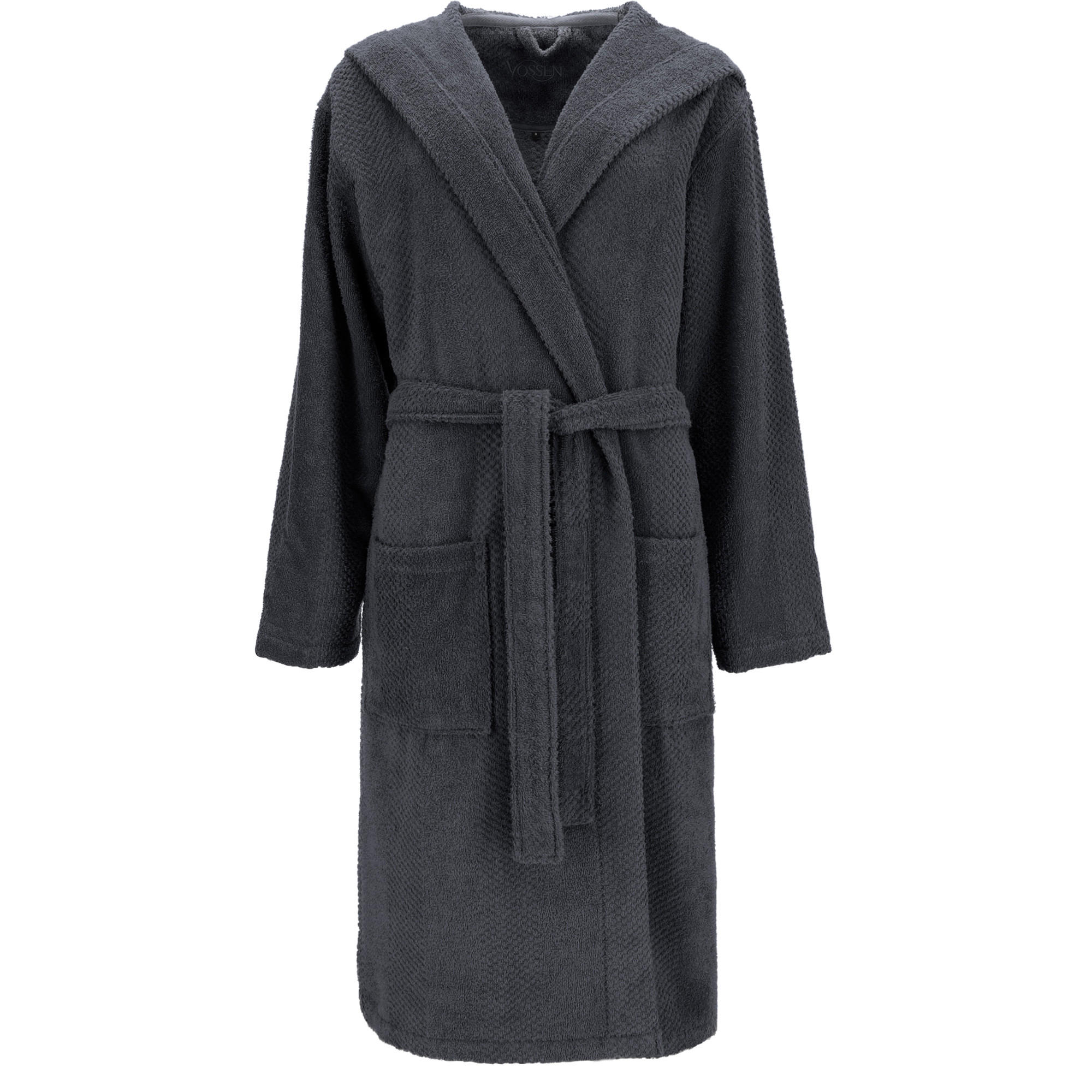 BADEMANTEL UNISEX KAPUZE BALANCE SAMU GRAPHIT - 7660 - Grau, Textil (Snull) - Vossen