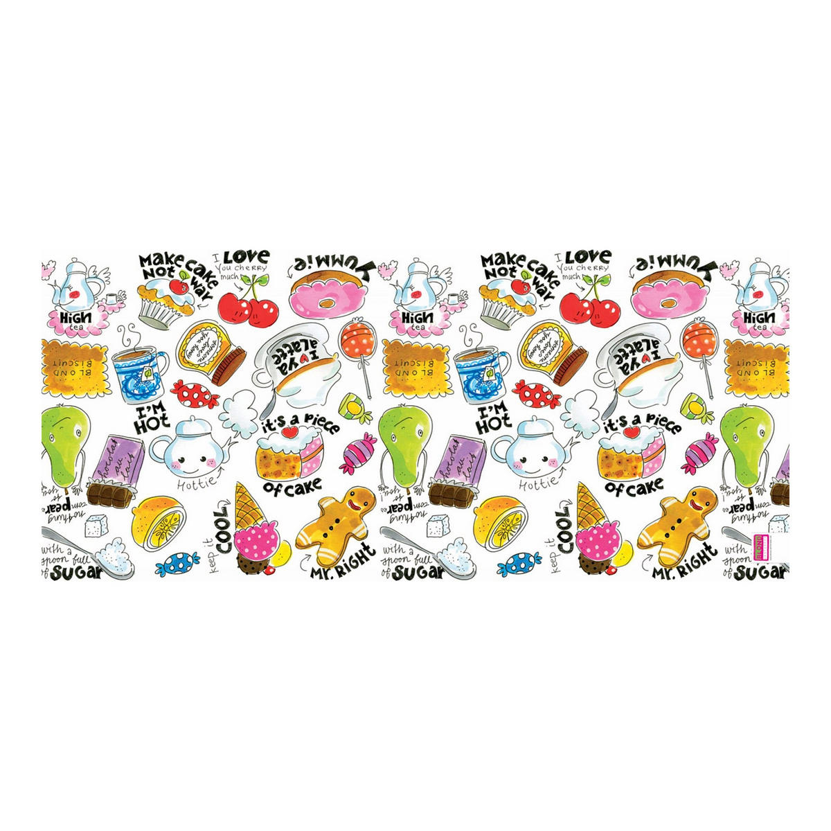 TISCHDECKE Kinderleicht in Bunt - 140 x 240cm - Multicolor, Kunststoff (36/29/22.5cm) - Blond Amsterdam