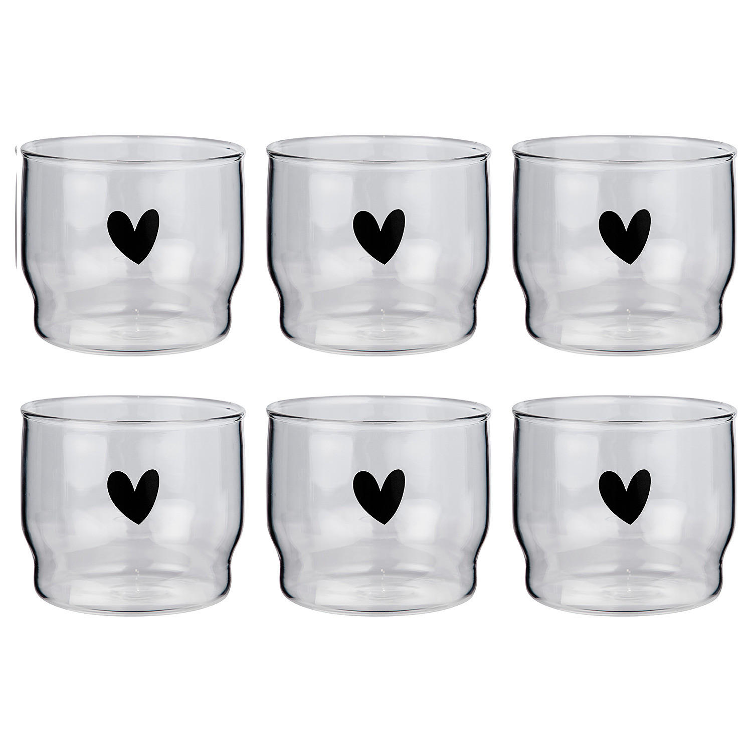 TRINKGLÄSER (6er Set) Lovely 300 ml - Transparent, Glas (0.3L) - Butlers