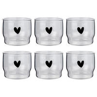 TRINKGLÄSER (6er Set) Lovely 300 ml - Transparent, Glas (0.3L) - Butlers
