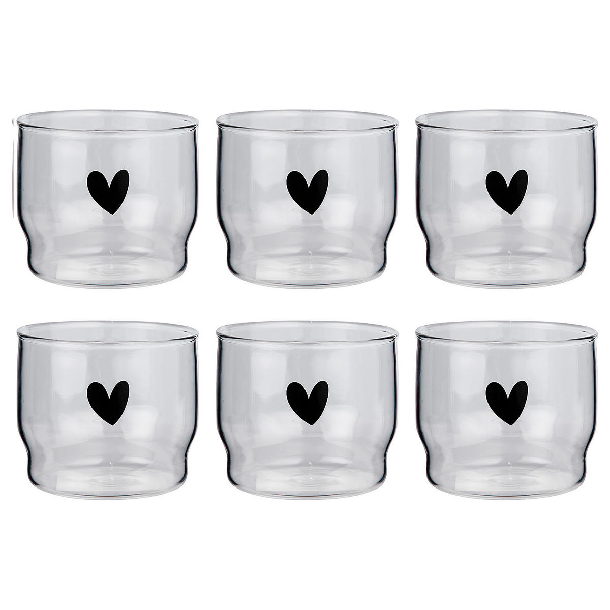 TRINKGLÄSER (6er Set) Lovely 300 ml - Transparent, Glas (0.3L) - Butlers