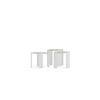 COUCHTISCH Lori Weiss Marmor - Weiß, Holzwerkstoff (44.5/44.5/41cm) - Decorotika