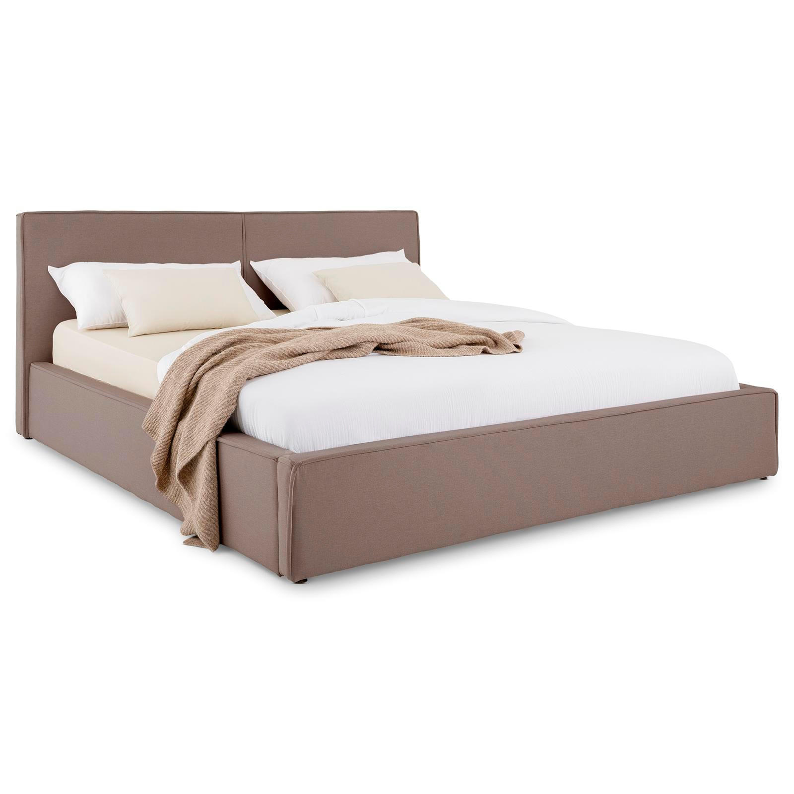 POLSTERBETT CALM 180x200 cm beige - Beige, Textil (180/200cm) - IDIMEX