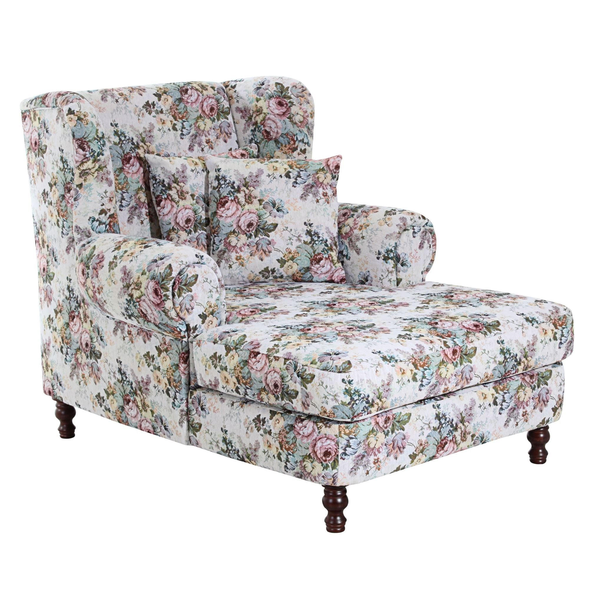 SESSEL XXL Karley Bezug Flachgewebe Buche nussbaum dunkel / rosé - Rosa, Kunststoff (149/103/103cm) - 58aufmkessel