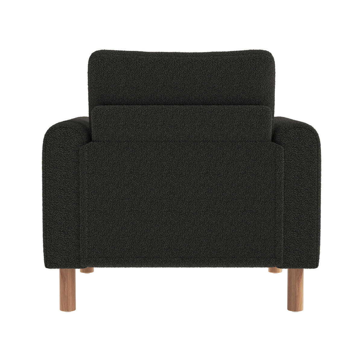 KRESLO 87/83/88,5 cm tmavosivé z teddy zamatu, s mäkkým čalúnením - tmavosivá, textil (83/88.5/87cm) - BEAOK