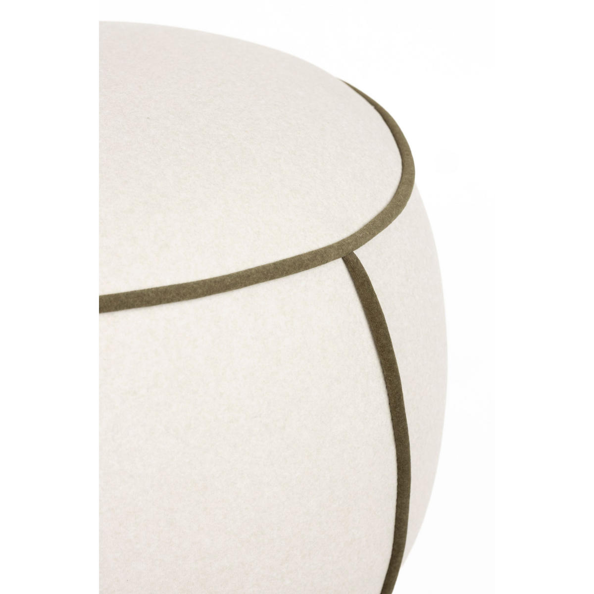 SITZHOCKER Marina Hocker Weiß - Weiß, Kunststoff (45/48/45cm) - Housecraft Living