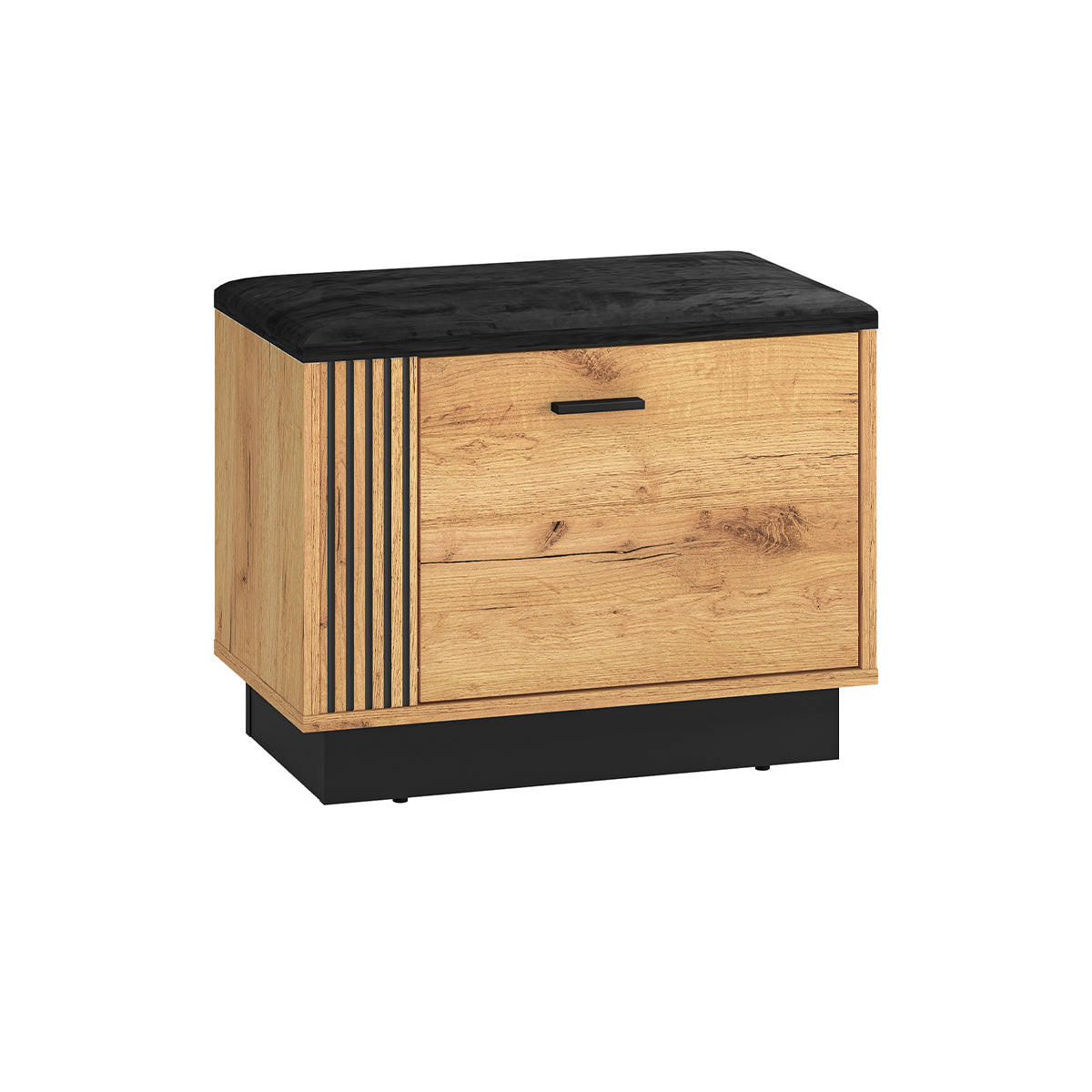 BOTNÍK Nilo Drevo - hnedá, kompozitné drevo (60/49/34cm) - Petits-meubles