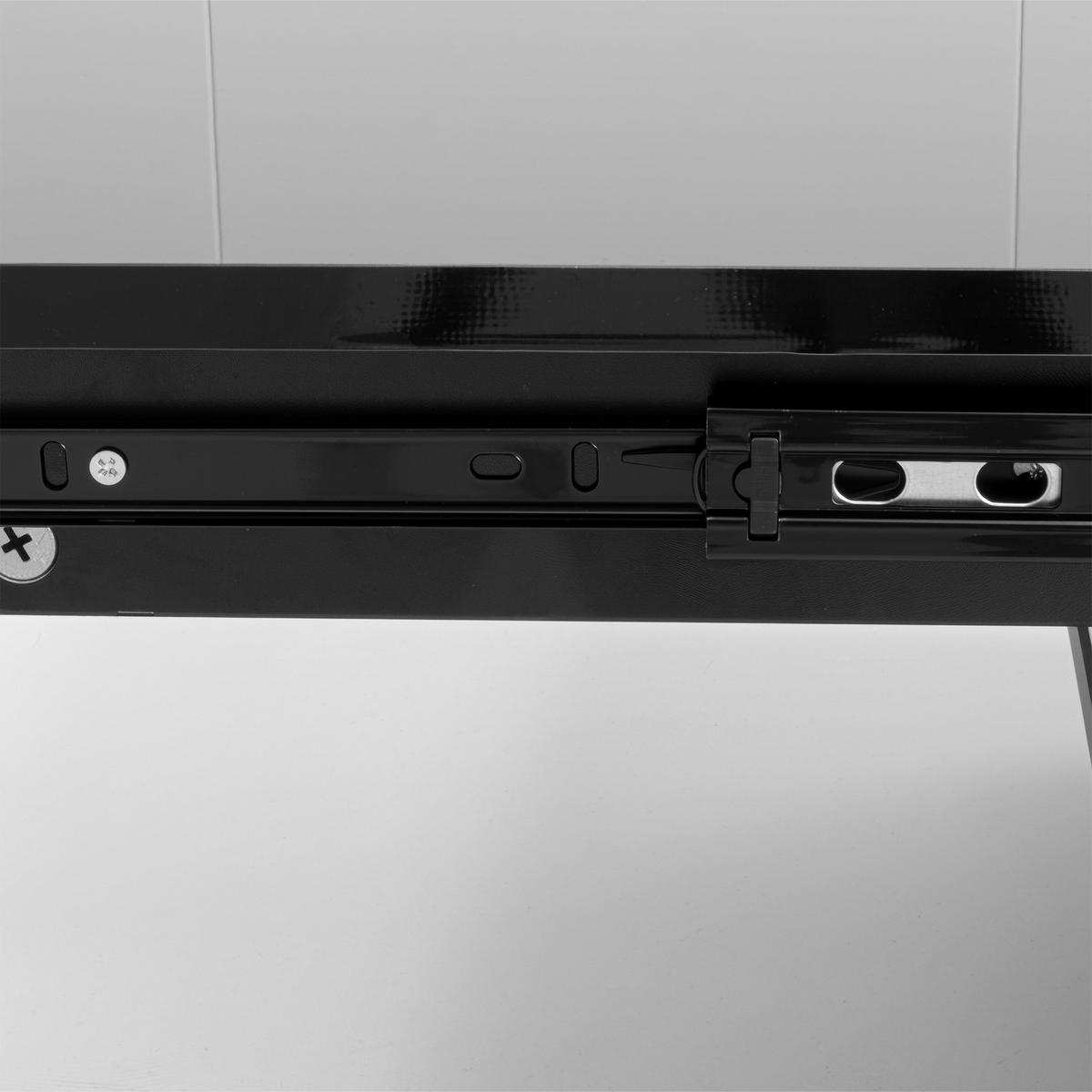 COUCHTISCH DE-113 Slide Schwarz - Schwarz, Holzwerkstoff (50/100/24cm) - ComfortXL