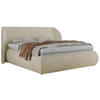 POLSTERBETT CAELA CLASSIC 140/200 - Creme Strukture - Multipocket-Matratze - Creme, Textil (140/200cm) - MKS