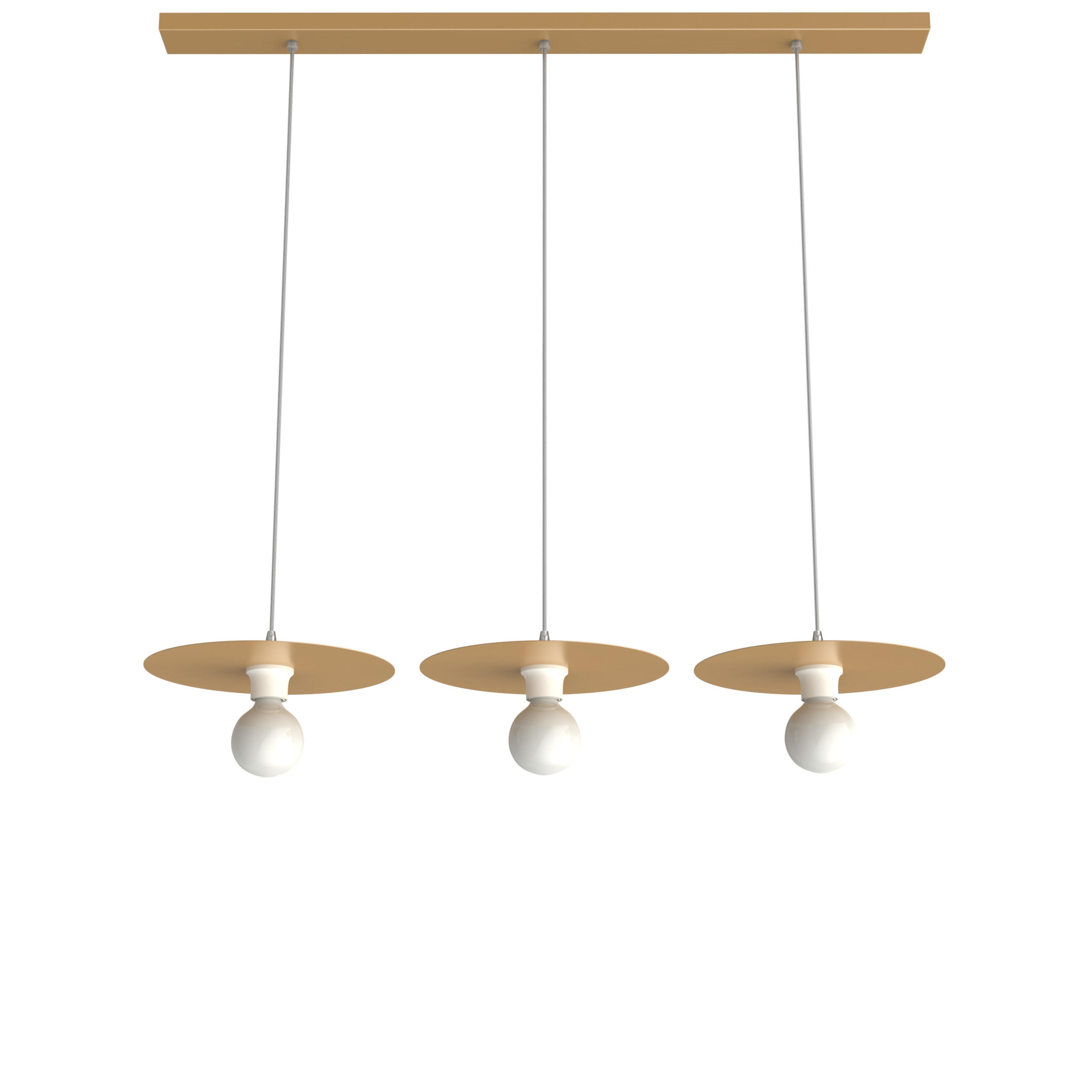 Lumicom Hängeleuchte Gold 30x7x30 cm