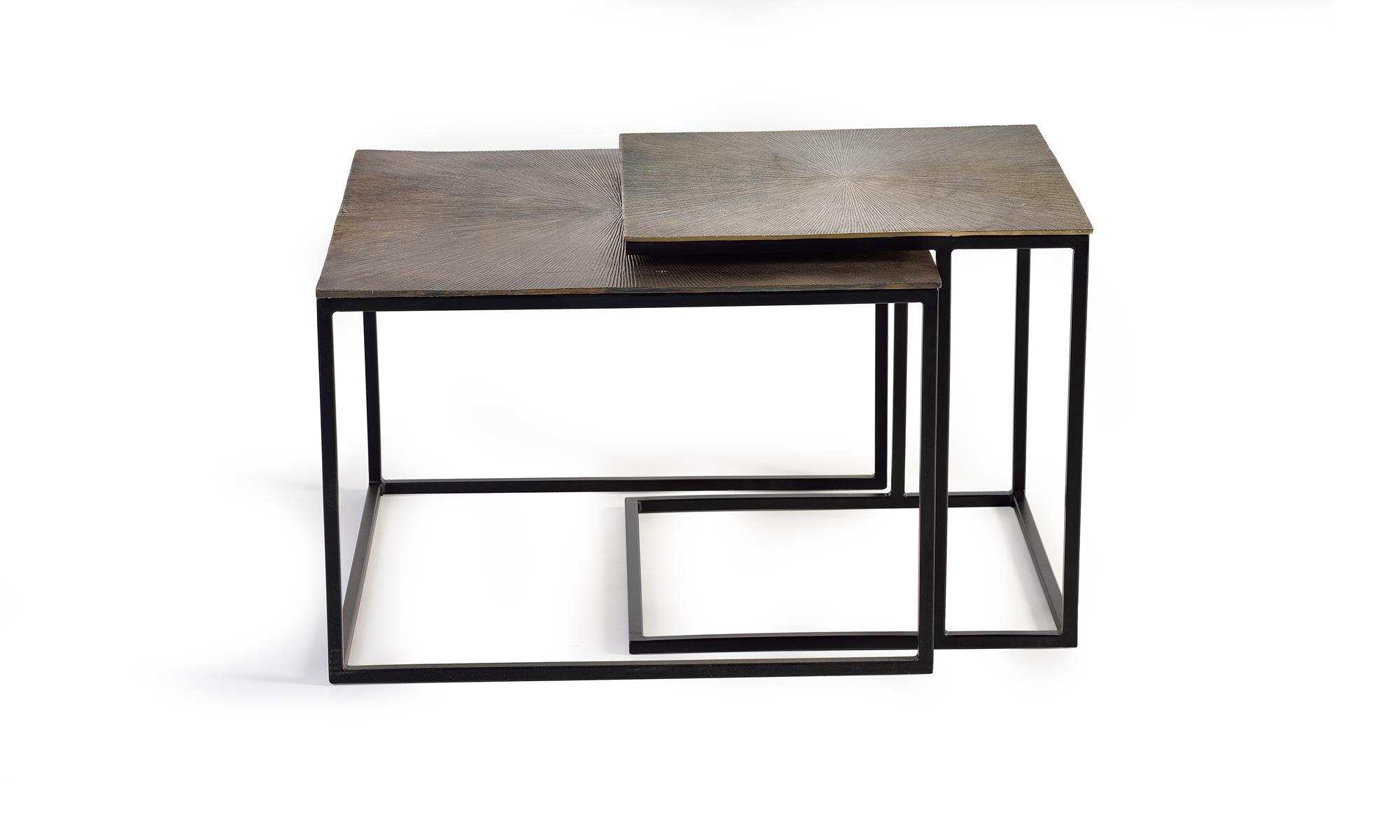 Giner y Colomer Esstisch Bronze 62x41x62 cm