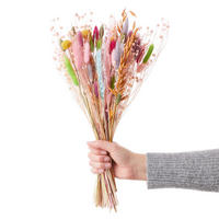 BLUMENSTRAUSS (6er Set) Flower Market - Multicolor, Naturmaterialien (38cm) - BUTLERS