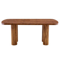 ESSTISCH 116/65/75cmHolztisch,rechteckiger Küchentisch,Braun - Braun, Holz (90/180/76cm) - LVHOM
