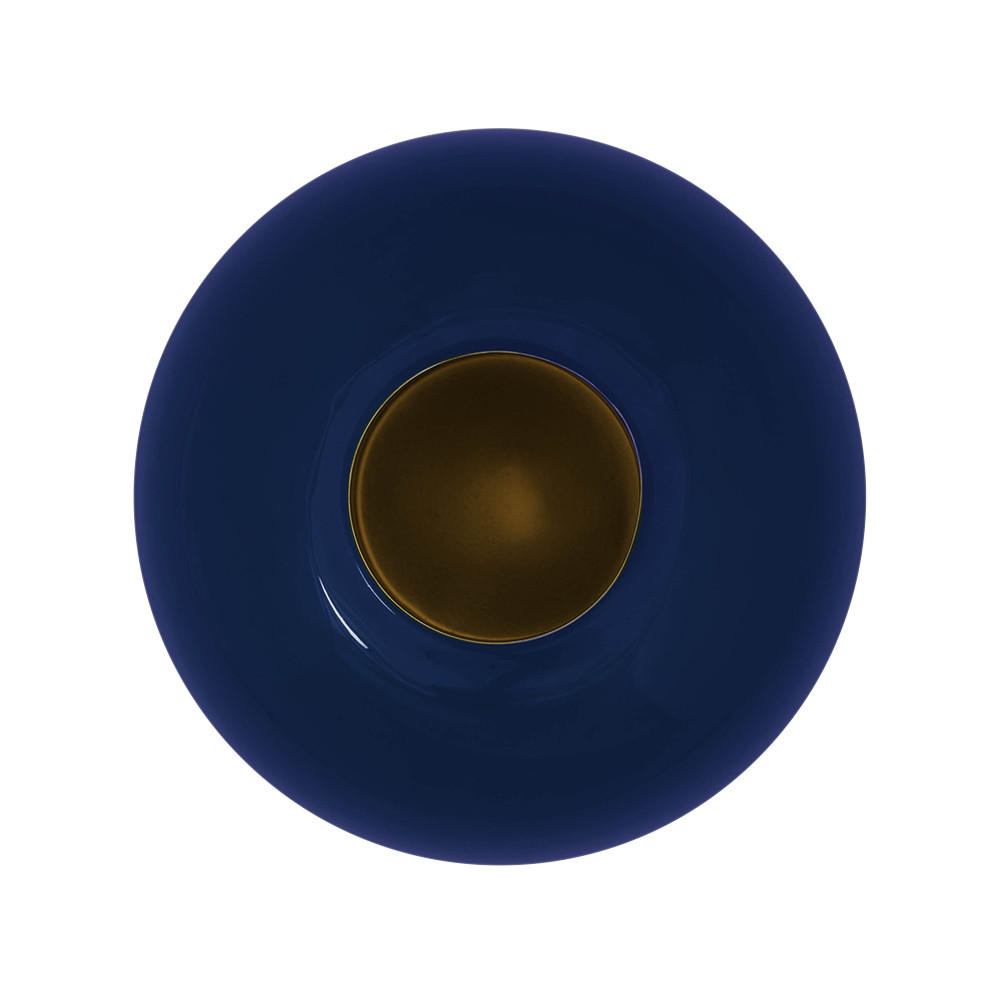 VASE Metal blau 23 cm - Blau, Metall (23cm) - Pip Studio