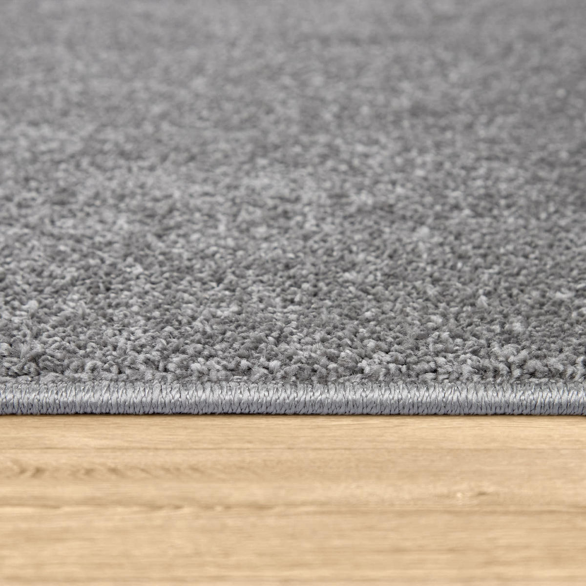 KURZFLORTEPPICH Waschbar, einfarbig, Anthrazit, 200 x 280 cm - Anthrazit, Textil (200/280cm) - KADIMA DESIGN