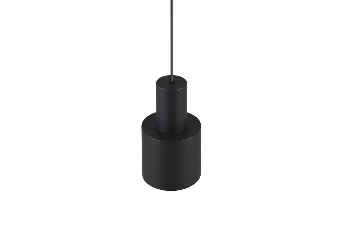 HÄNGELAMPE AGUDO - Schwarz - 12/12/150 cm - Schwarz, Metall (12/12/150cm) - Trio Leuchten
