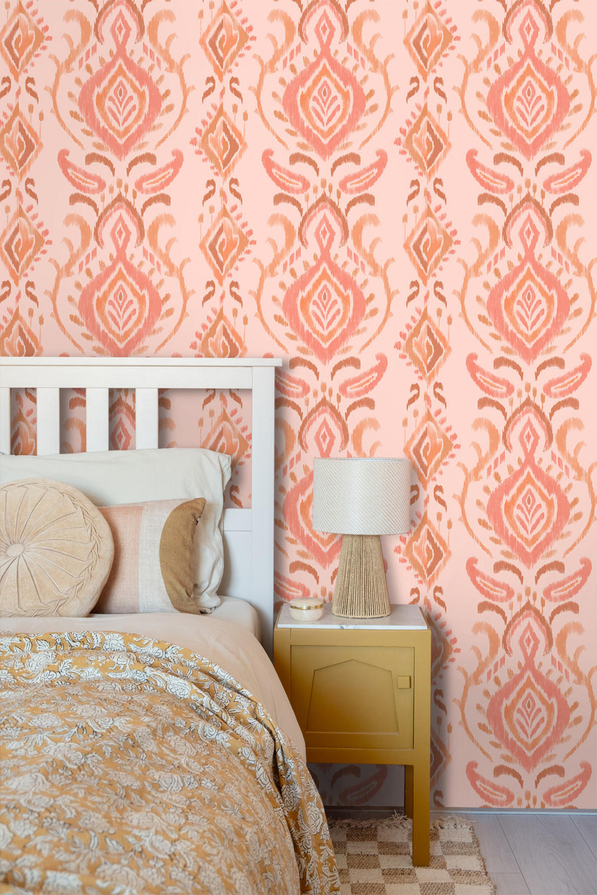 TAPETE Ornamente 50 x 900 cm - Pink, Papier (50/900cm) - ESTAhome