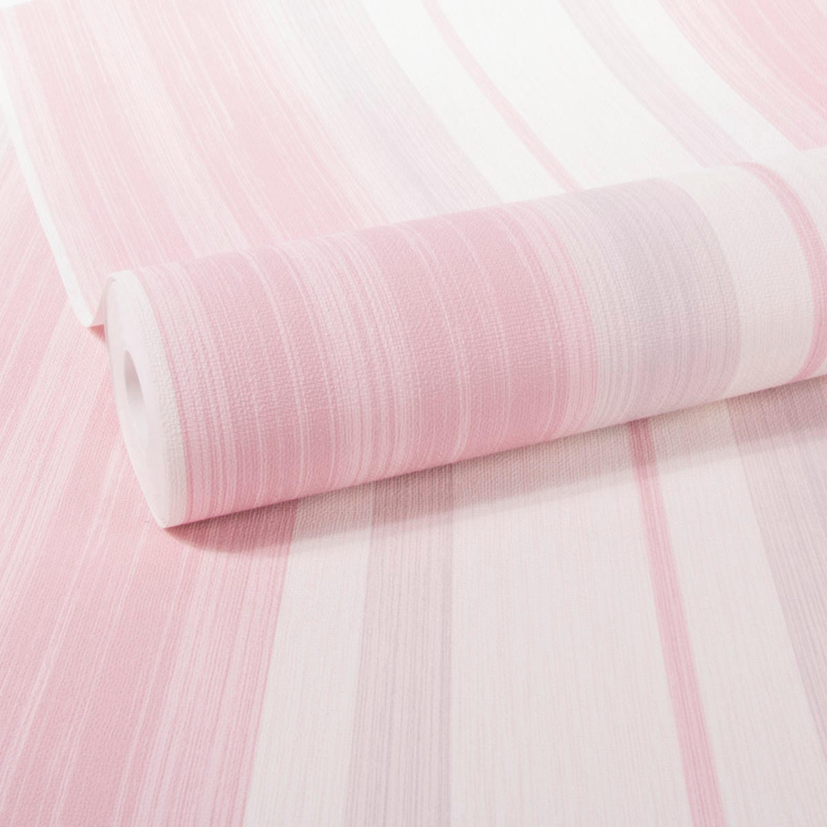 VLIESTAPETE Streifen 1005x52cm - Pink/Weiß, Papier/Kunststoff (52/1000cm) - Superfresco Easy