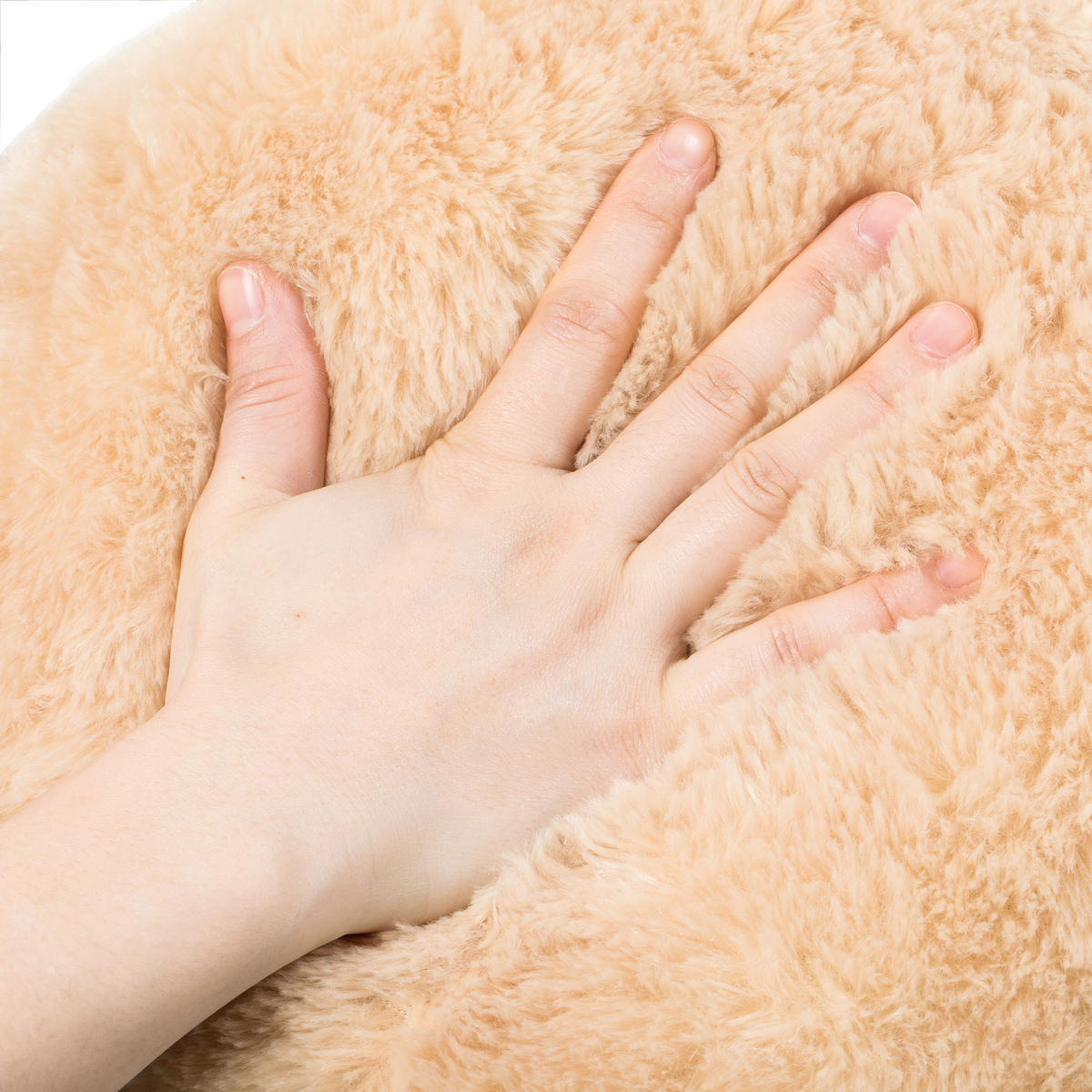 TEDDYBÄR süße Plüschtiere 25cm Hellbraun - Hellbraun, Textil (10/12cm) - Vercart