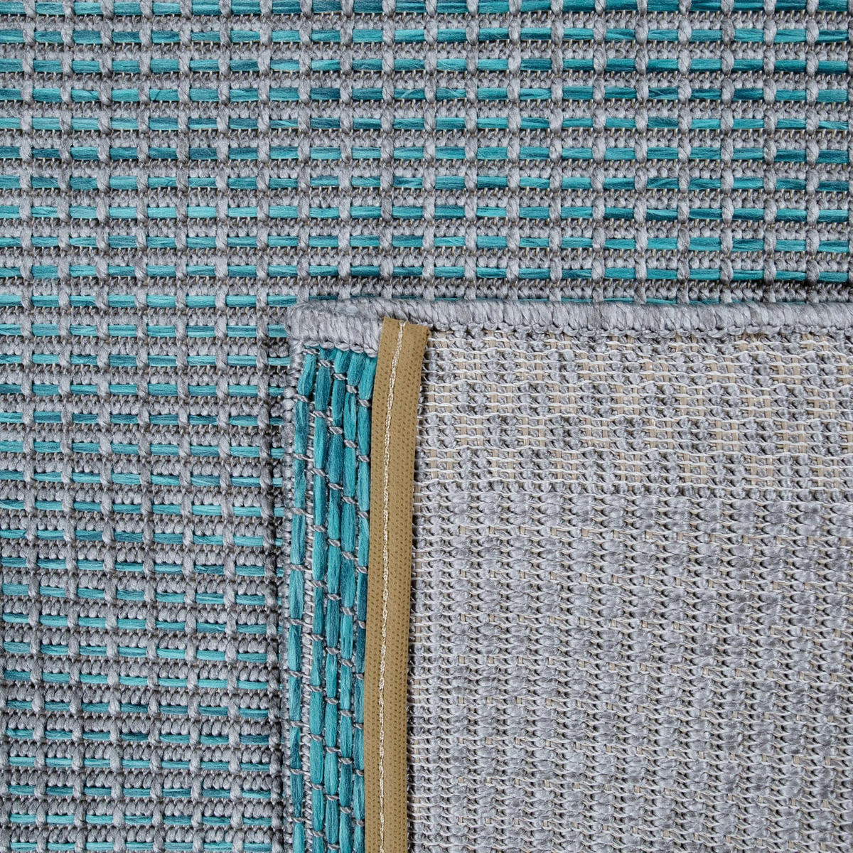 OUTDOORTEPPICH 80/150 cm Quebec 135 - Türkis, Kunststoff (80/150cm) - Paco Home