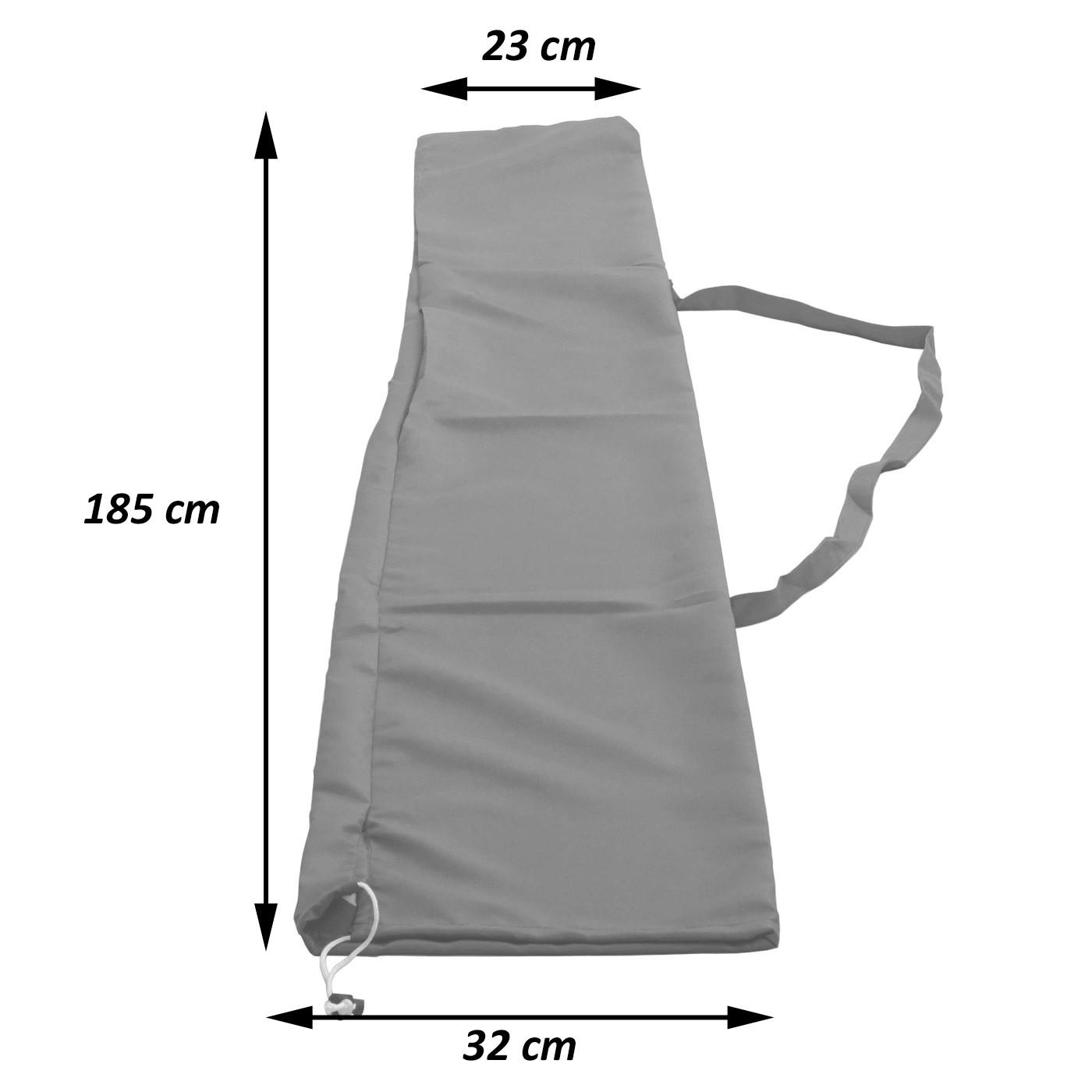 SCHUTZHÜLLE FÜR SCHIRM Anthrazit - Anthrazit, Textil (32/185/32cm) - MCW