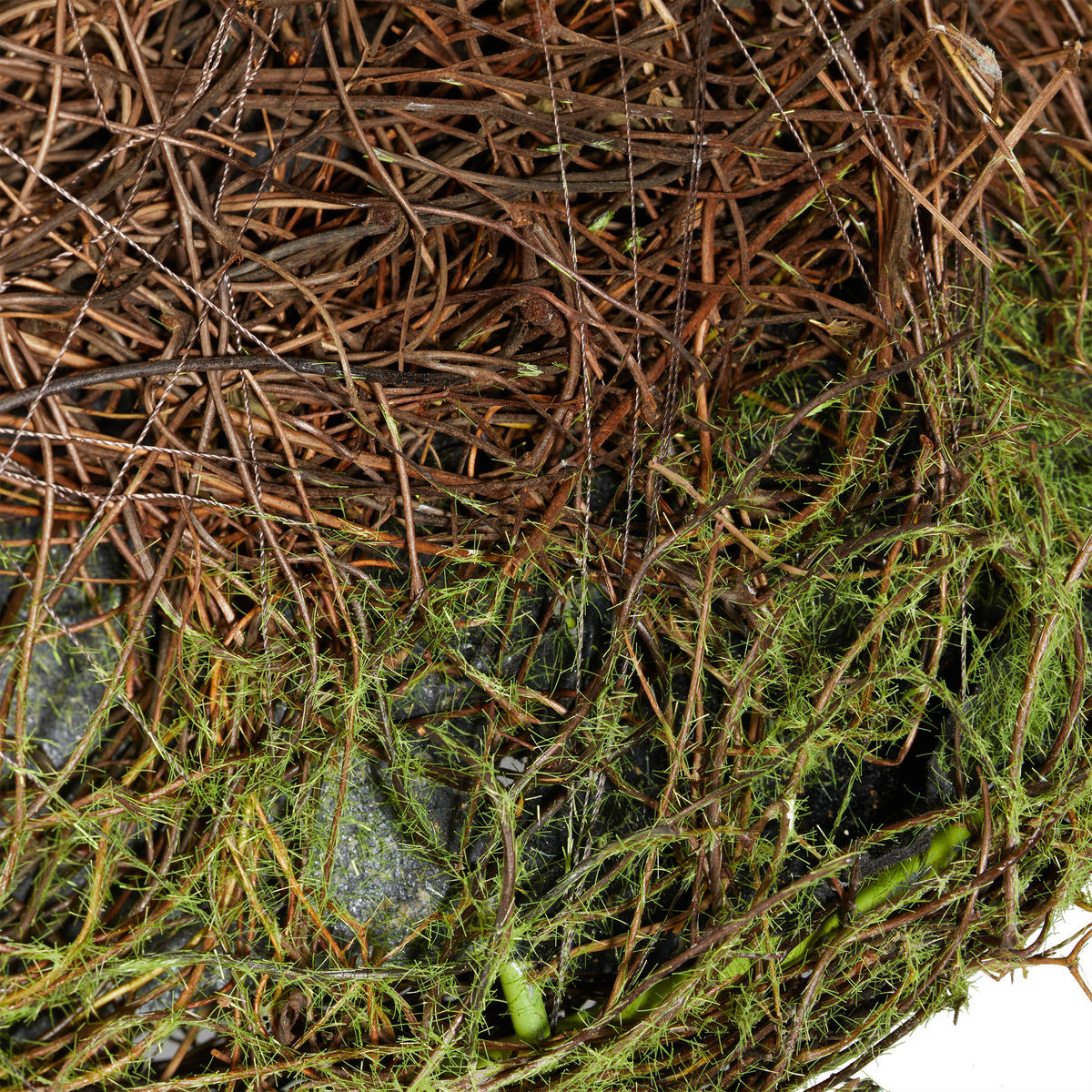 IGELHAUS - Dunkelbraun, Naturmaterialien/Textil (52/20/45cm) - Relaxdays