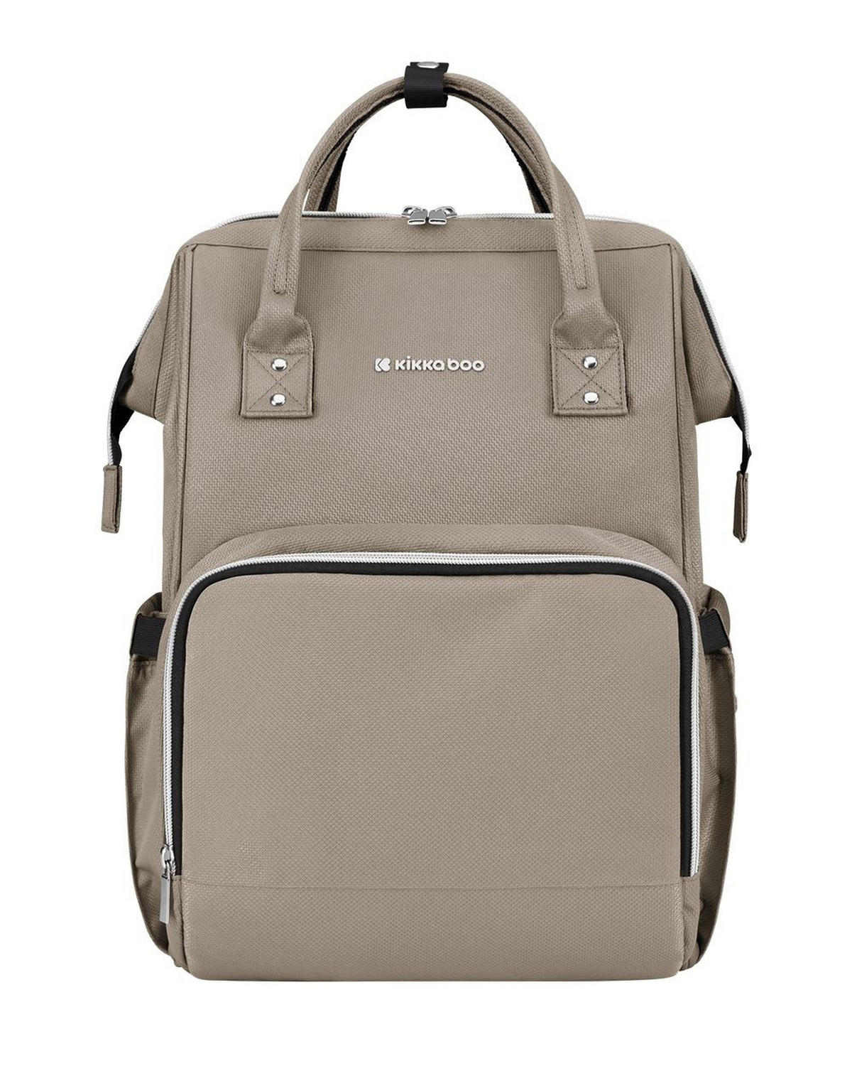WICKELTASCHE Siena hellbraun Wickelunterlage, Thermo-Flaschenfächer, wasserabweisende Tasche - Beige, Textil (21/42/27cm) - Kikka boo