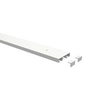 GARDINENSCHIENE / OBJEKTSCHIENE Primax 100 cm, 2-läufig Weiß - Weiß, Metall (4.3/0.9/100cm) - INTERDECO