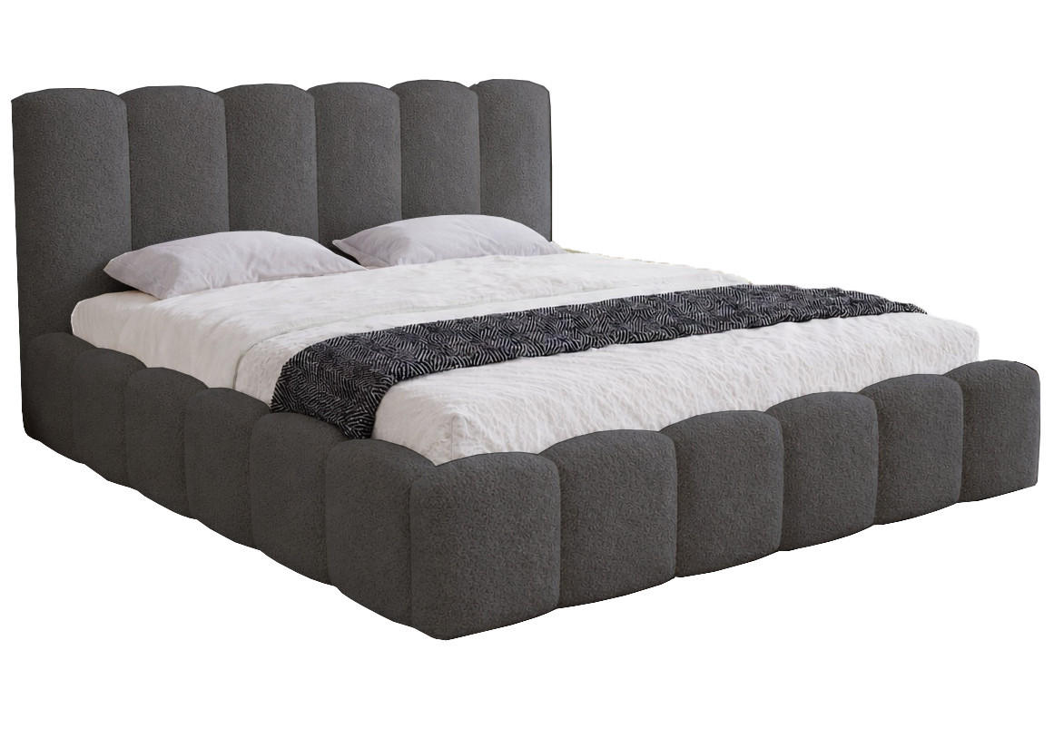 Emporius Doppelbett Grau 180x200 cm